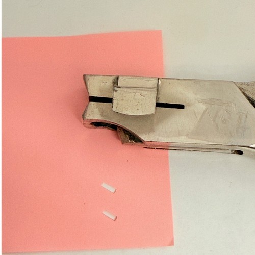 Vintage No. 29 Corner Punch Tool - Rectangle Chad - USA - A1268 - Picture 5 of 10