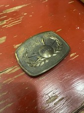 Iabti International Assn Bomb Technician Investigator 70s Vintage Belt Buckle