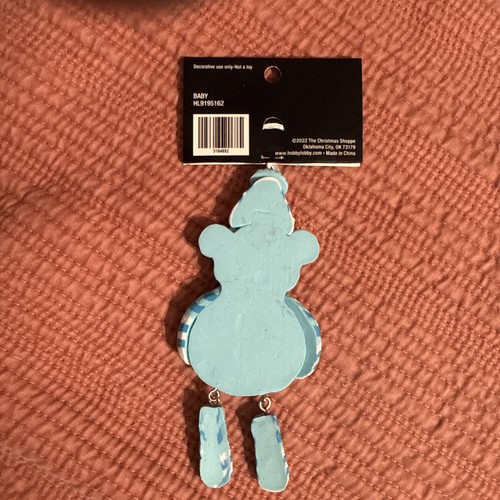 Baby's 1st Christmas 2024 Blue Monkey Ornament Hobby Lobby The Christmas Shoppe - Picture 3 of 5