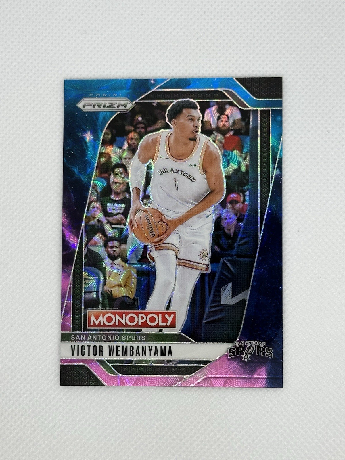 Victor Wembanyama - 2024/25 & Legends Panini Prizm Monopoly - Nebula SSP