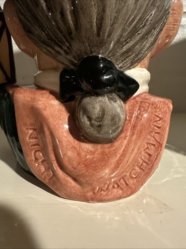 Royal Doulton Toby Jug Night Watchman D6569 Character Jugs Williamsburg See Chip - Picture 5 of 10