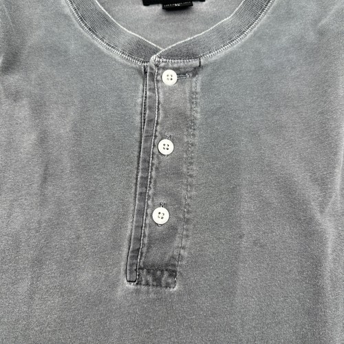 Men’s Eddie Bauer Gray Henley Shirt Size XL - Picture 3 of 9