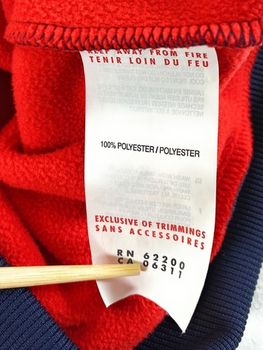 PUMA BMW Motorsport Men's Full Zip Fleece Lined Blue Red Track Jacket Large - Picture 6 of 12