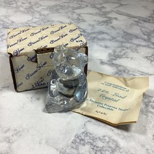 Bear Figure Princess House Lead Crystal Paperweight 813 USA Original Box