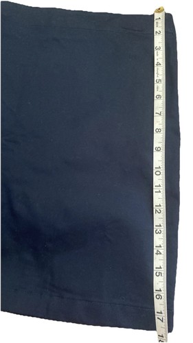 Landʻs End Classic Navy Skort Adjustable Waist Side Zip Slit On Back Size 10-NWT - Picture 14 of 20