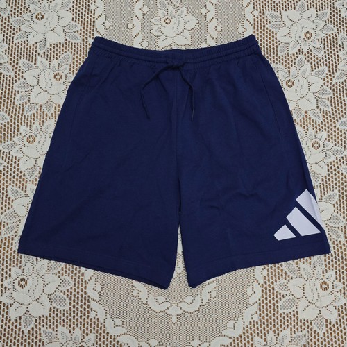 Neu mit Etikett Adidas Herrenshorts Large Tall LT dunkelmarineblau weiß drei Streifen Logo - Bild 2 von 10