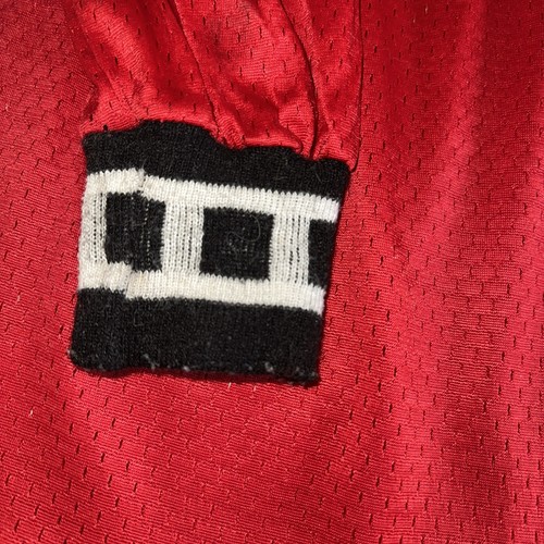 VTG 70’s Yamaha Motocross Red Jersey Racing Mesh USA Motorcycle Viking Rare XL - Picture 13 of 16