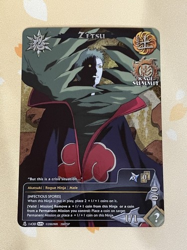 Naruto CCG, Zetsu, 1430, LP, Foil
