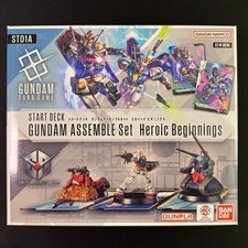 GUNDAM ASSEMBLE Set Heroic Beginnings ST01A Premium Card Collection F/SEALED NEW