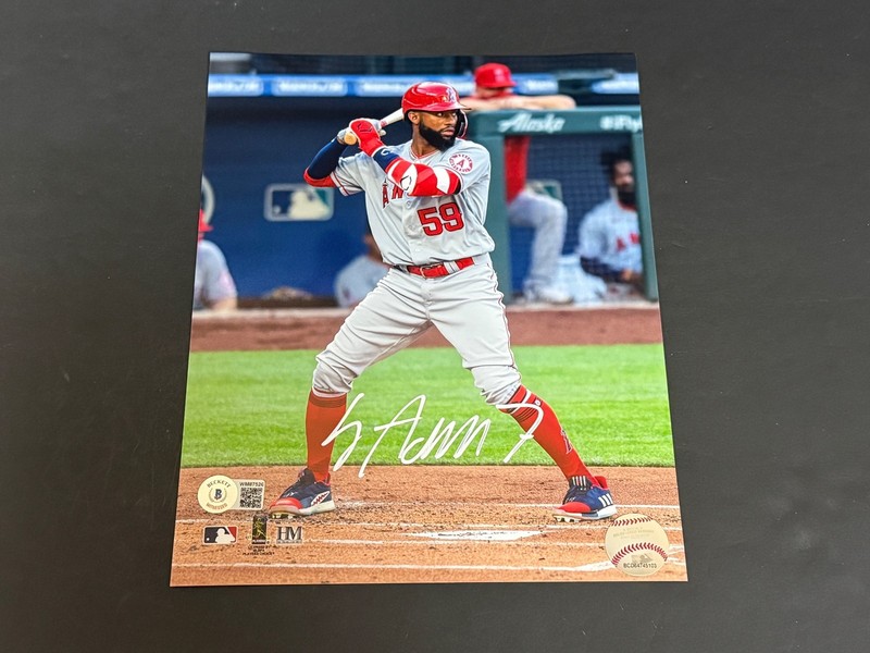 Jo Adell Los Angeles Angels Auto Signed 8x10 Photo Beckett WITNESS Hologram