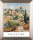 PALESTINE MIDDLE EAST - TRAVEL FRAMED PRINT / PICTURE PEWTER & SILVER FRAME 603