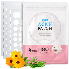 Hydrocolloid Acne Patches, Pimple Patches for Face with Tea Tree  Calendula Oil