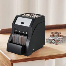 USD Coin Sorter, Coin Sorter Machine For USD Coin 1￠ 5￠ 10￠ 25￠, Sorts Up To 230