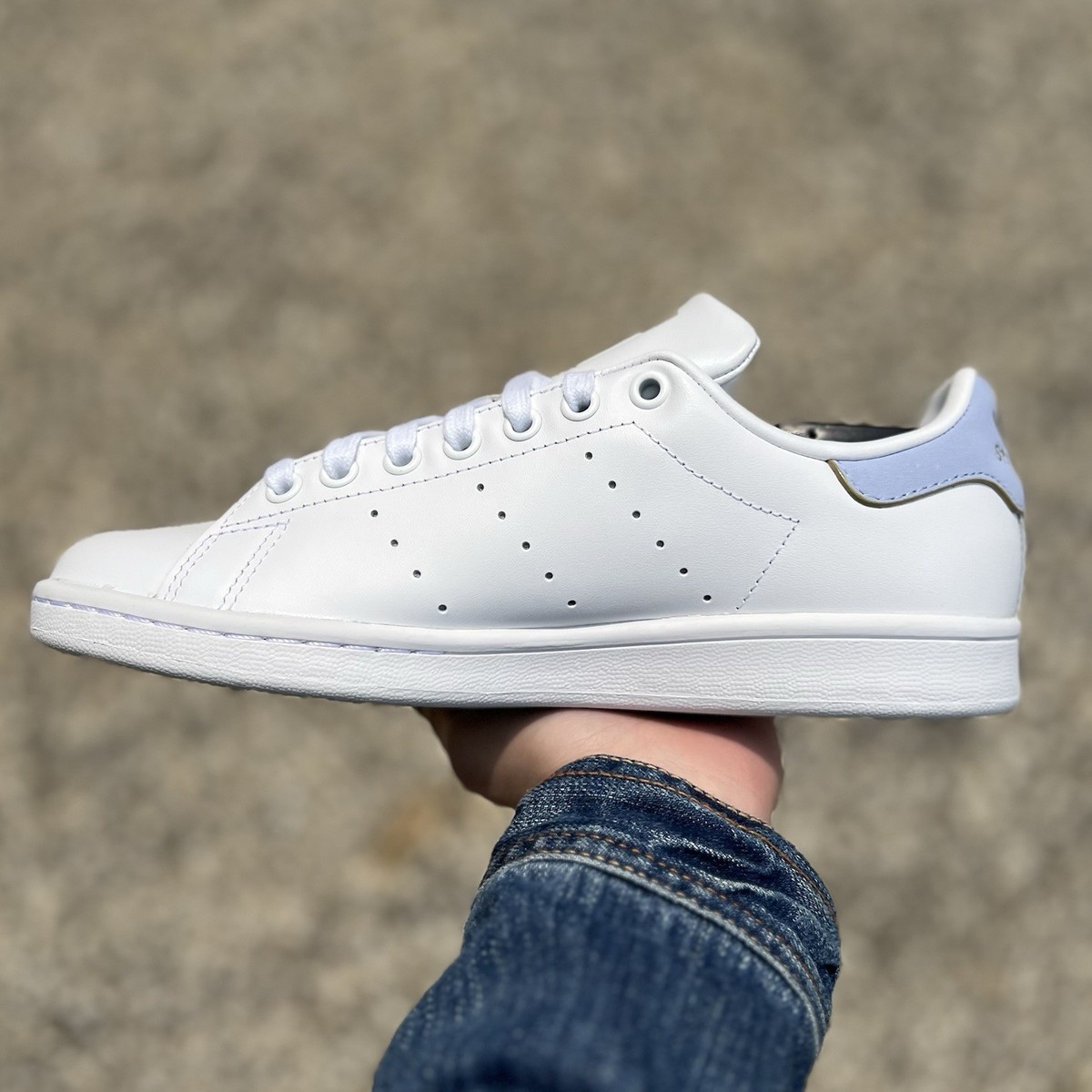 adidas Stan Smith ホワイト/ブルー 新品 Adidas Originals Stan Smith Women's Athletic Shoe White Sneakers