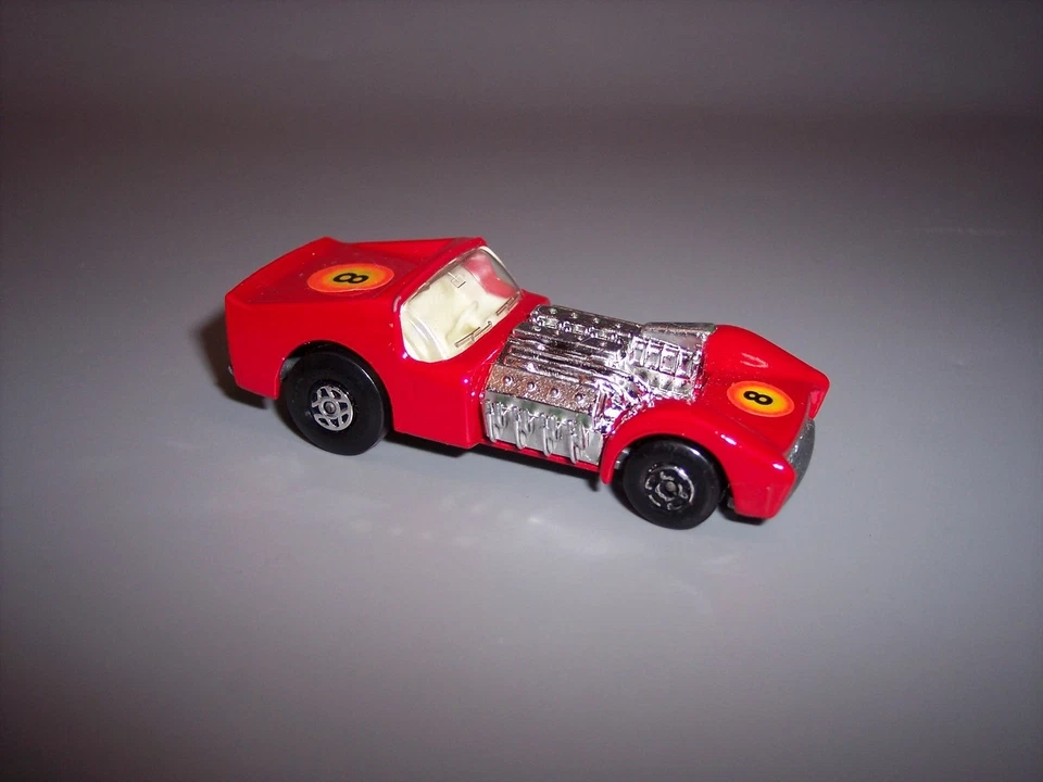 "MATCHBOX" *SUPERRÁPIDO* SF-19 ROAD DRAGSTER **ROJO** COMO NUEVO EN CAJA Foto 2 de 4