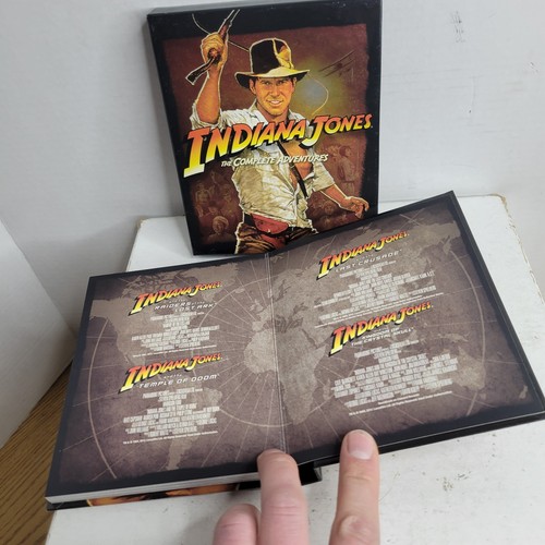Indiana Jones: The Complete Adventures (Blu-ray) First 4 films digibook, cover - Imagen 10 de 10