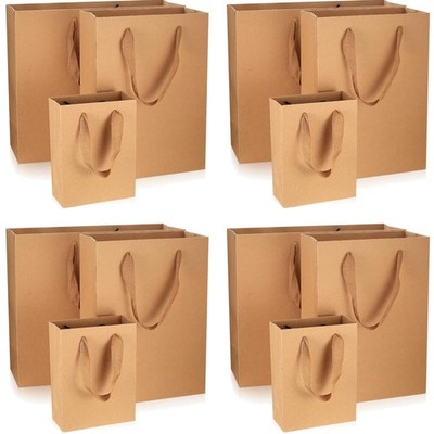 12 Stück Wiederverwendbare Geschenktüten - Umweltfreundliche Einkaufstüten Mi...