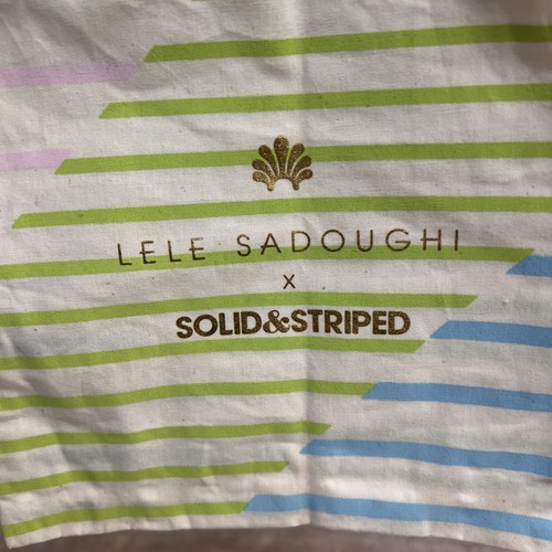 LELE SADOUGHI Aufbewahrungstasche mit Stirnband Staubbeutel NEU rosa grün blau - Bild 2 von 3