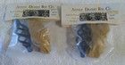 Oval Birdcage Soft Black Finials Antique Drapery Rod Co. Company New 2 Packs