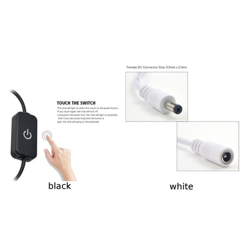Switch Touch Sensor Switch Dimmer LED Lights Mini Sensor Strip Touch White - Picture 12 of 15