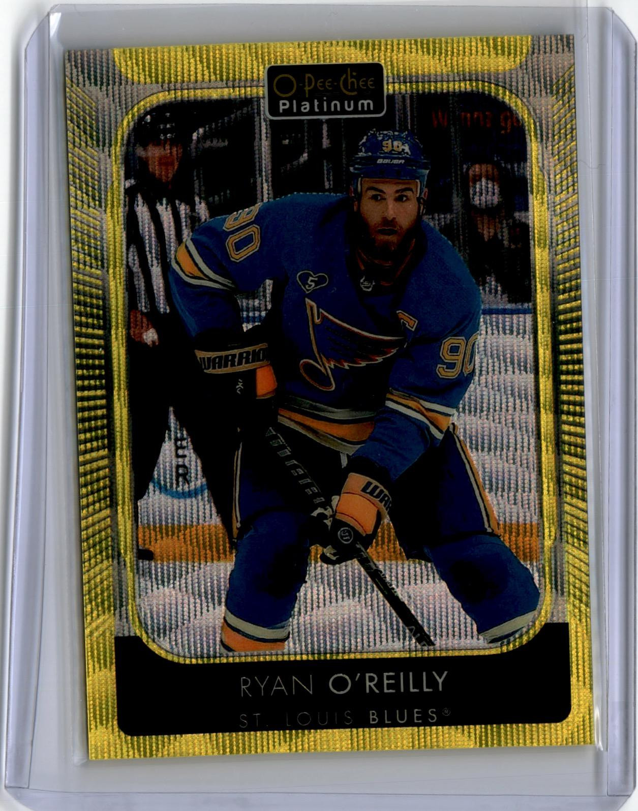 2021-22 O-Pee-Chee Platinum Ryan O'Reilly  - Neon Yellow Surge #193