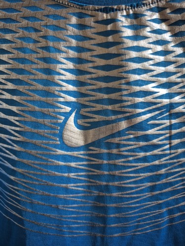 New NIKE Men`s Pro Hypercool Dri-FIT Max BLUE/silver Shirt Size L NWT - Picture 3 of 11