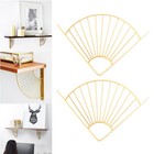  1 Set of 8PCS Fan-shaped Support Shelf Sturdy Divider Bracket Delicate