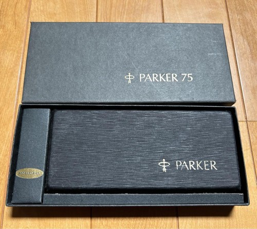 Unused Parker 75 Ciselé Early Model Sterling Silver 14K Nib Fountain Pen w/ Box - Picture 9 of 20