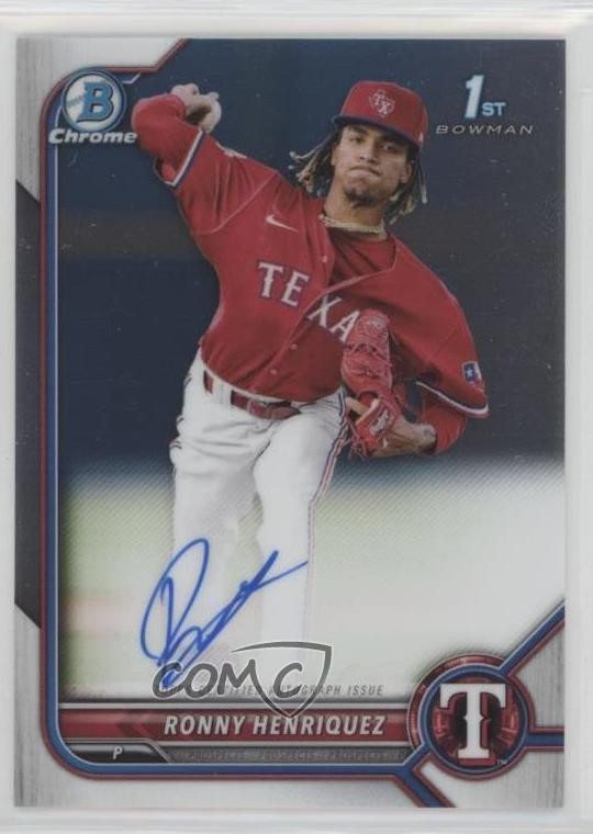 2022 Bowman Chrome Prospect Auto Ronny Henriquez #CPA-RH Auto 12g7