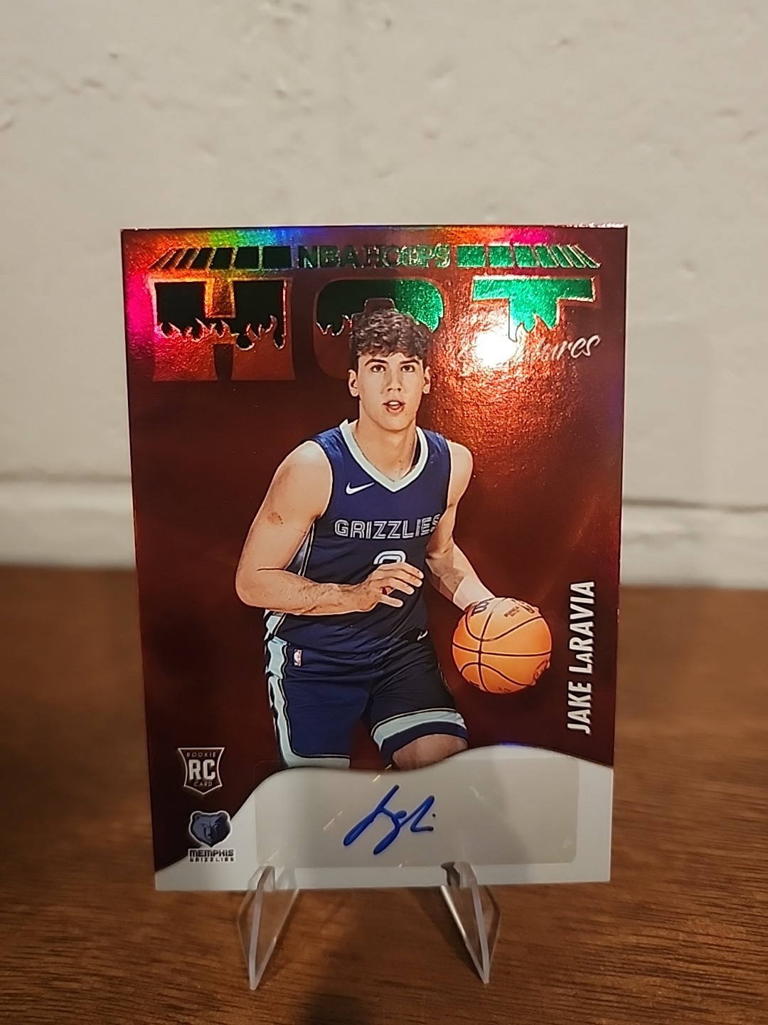 2022-23 Panini NBA HOOPS Hot Signatures Rookies Jake LaRavia #HSR-JLR (AU, RC)🔥