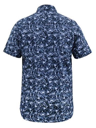 D555 Men's PADBURY Floral Printed Shirt With Pocket in Navy 2XL to 5XL in 3XL - Picture 2 of 11