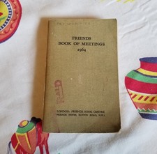 1964 Quaker Religious Society of Friends Book of Meetings