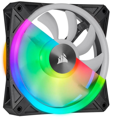 2 WENTYLATORY 120MM CORSAIR QL120 RGB CZARNY - Zdjęcie 3 z 4