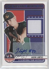 2023 Panini USA Baseball Stars & Stripes Signatures /72 Jaxon Limpus Auto
