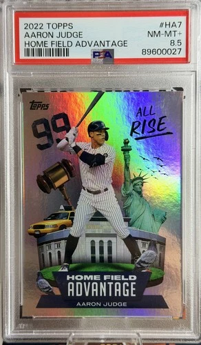 2022 Topps ☆ Aaron Judge #HA7 ☆ Home Field Advantage - PSA 8.5 - NY Yankees