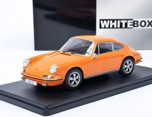 Porsche 911 S / 911S orange de 1968 au 1/24 de IXO WhiteBox WB124174 - Picture 2 of 4