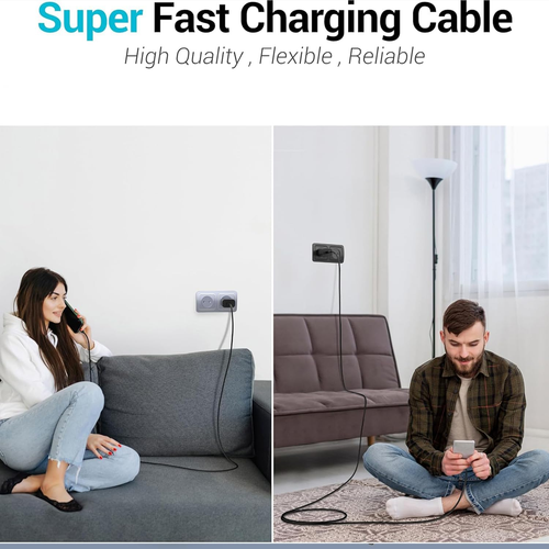 25W Type-C Fast Charging Adapter for Samsung Galaxy and Other Devices (Black) - Picture 5 of 9