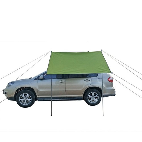 Side Tent Car Tent Camping Portable 16pcs/kit 440*200 Cm Easy To Install - Picture 8 of 13