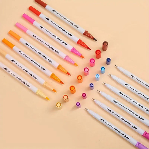 120 Farb Pinsel Stifte Set Dual Tips Soft Fine Art Marker Zeichnen Aquarell - Bild 9 von 17