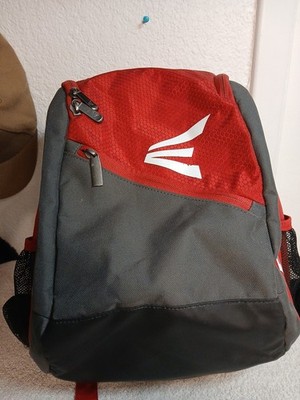 Easton Youth Game Ready Elite Baseball Softball Equipment Bat Backpack Red WHITE
