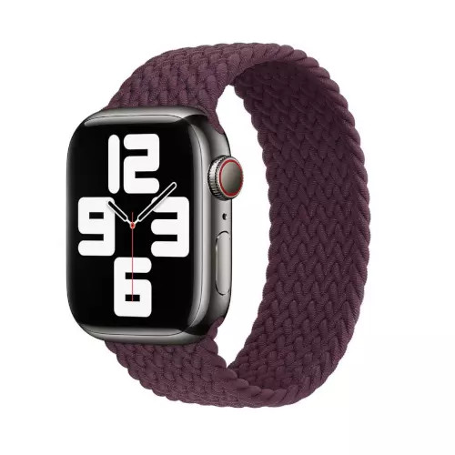 APPLE WATCH BRAIDED SOLO LOOP 45MM - SIZE 12 - DARK CHERRY - 第 2/2 張圖片