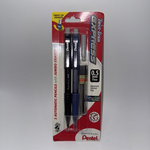 Pentel Twist-Erase Automatic Pencils 3-pks 0.5mm Fine, 1-pk 0.7mm Med, 1 PM 0.7 - Picture 2 of 9