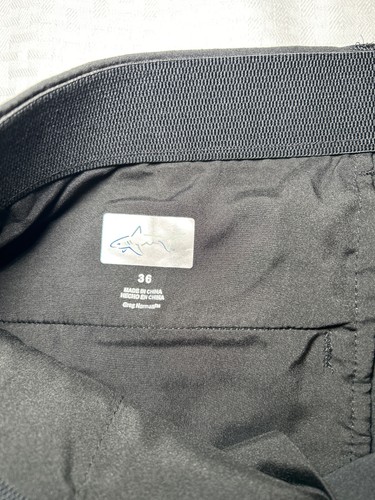 New! Greg Norman Stretch Shorts Black Sz 36 NWOT Free Shipping! - Picture 4 of 6
