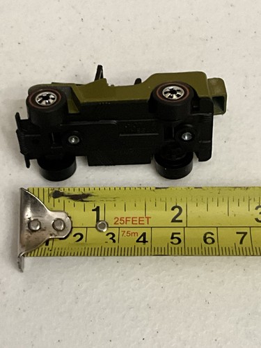 Vintage Hot Wheels 1970 Redline U.S. Army Jeep Gunslinger Olive Green Die-Cast - Bild 6 von 6