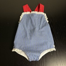BEAUFORT BONNET COMPANY Baby Girl 18-24M Sisi Sunsuit One-Piece Romper Gingham