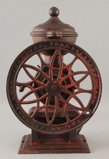 Small Antique Cast Iron Swift Mill Lane Brothers No.12 Coffee Grinder Mill NR