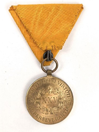 k.u.k. Österreich, Medaille für 25jährige verdienstvolle Tätigkeit auf dem Gebie - Bild 3 von 4