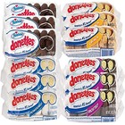 Hostess Donettes Variety | Powdered, Frosted, Double Chocolate, and Crunch | 12