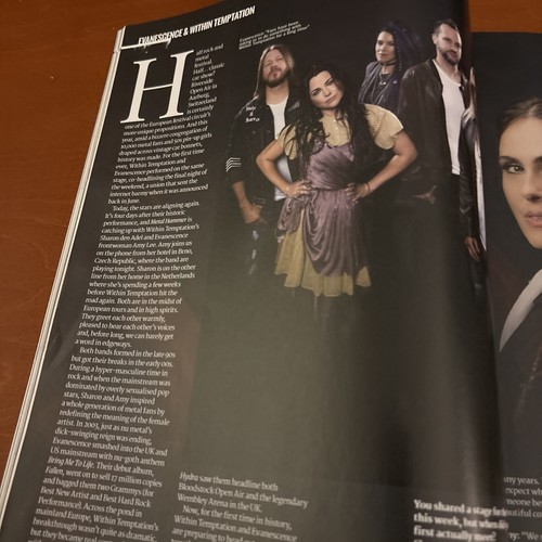 Metal Hammer 328 noviembre 2019 Evanescence Within Temptation - Imagen 6 de 10