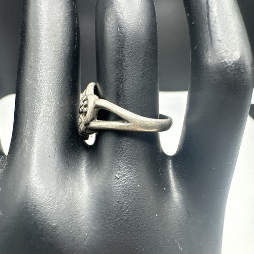 Anello Wheeler Manufacturing Co Black Hills in argento sterling con vite misura 6 3,9 g - Foto 5 di 9